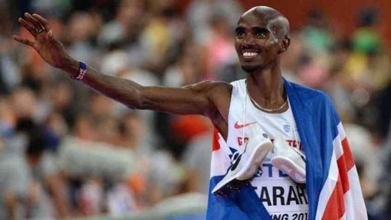 Mo Farah soma seis medalhas em mundiais de atletismo AFP