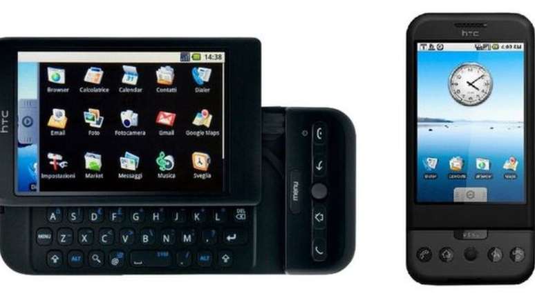O telefone Android original não apresentava recursos multitoque | Foto: HTC 