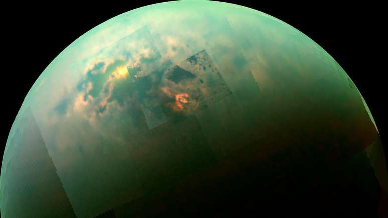 Titã, a maior lua de Saturno. Foto: NASA/JPL-Caltech/Space Science Institute 