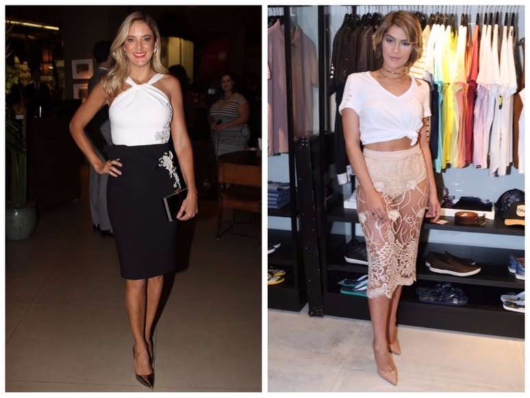 Ticiane Pinheiro e Isabella Santoni 