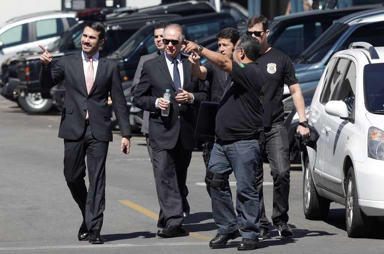 Presidente do COB, Carlos Arthur Nuzman chega à superintendência da PF no Rio para prestar depoimento
05/09/2017
REUTERS/Ricardo Moraes