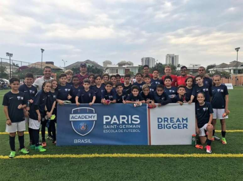 PSG Academy já possui três unidades no Rio de Janeiro e vai inaugurar a primeira em São Paulo (Foto: Divulgação)