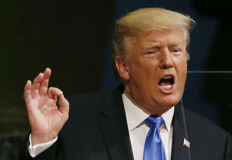 Presidente dos EUA, Donald Trump, discursa na 72&ordf; Assembleia Geral da ONU 19/09/2017 REUTERS/Shannon Stapleton