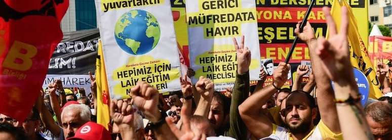 Protestos em Istambul