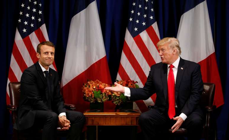 Trump se encontra com Macron em Nova York
 18/9/2017    REUTERS/Kevin Lamarque