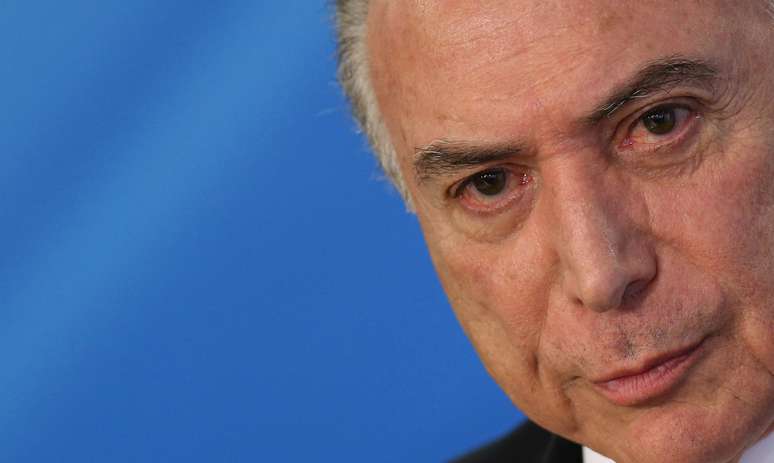Presidente Michel Temer em cerimônia no Palácio do Planalto, em Brasília 
12/9/2017 REUTERS/Adriano Machado