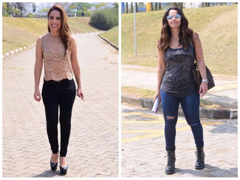 Looks de Wanessa Camargo e Viviane Araújo (Fotos: Leo Franco/AgNews)