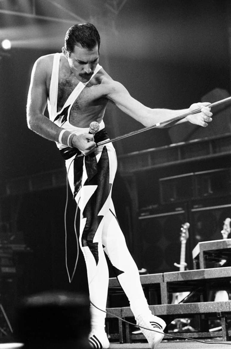 Freedie Mercury fez marcante show no Rock in Rio de 1985