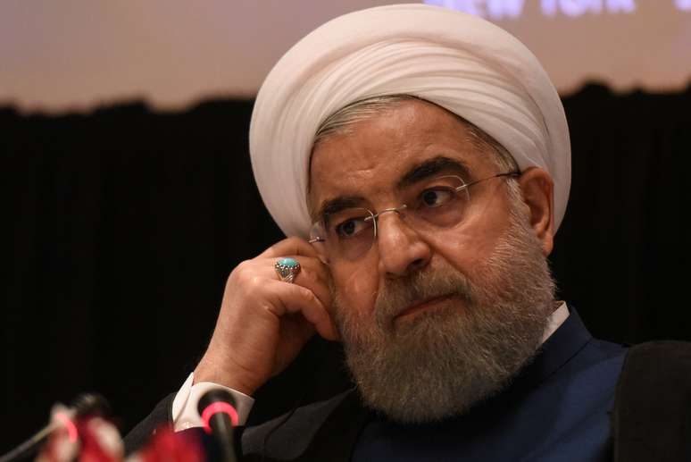 Presidente Hassan Rouhani faz discurso em Nova York
  20/9/2017    REUTERS/Stephanie Keith