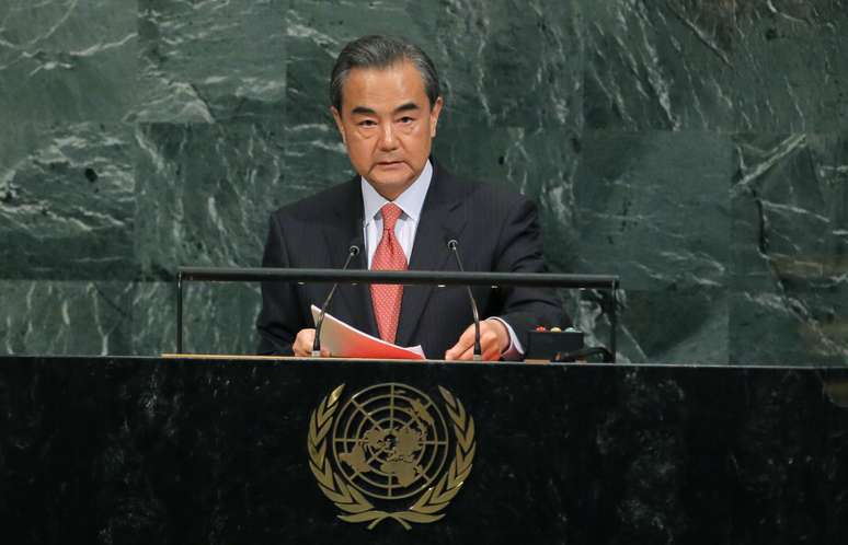 Chanceler chinês Wang Yi faz discurso na ONU
 21/9/2017    REUTERS/Lucas Jackson