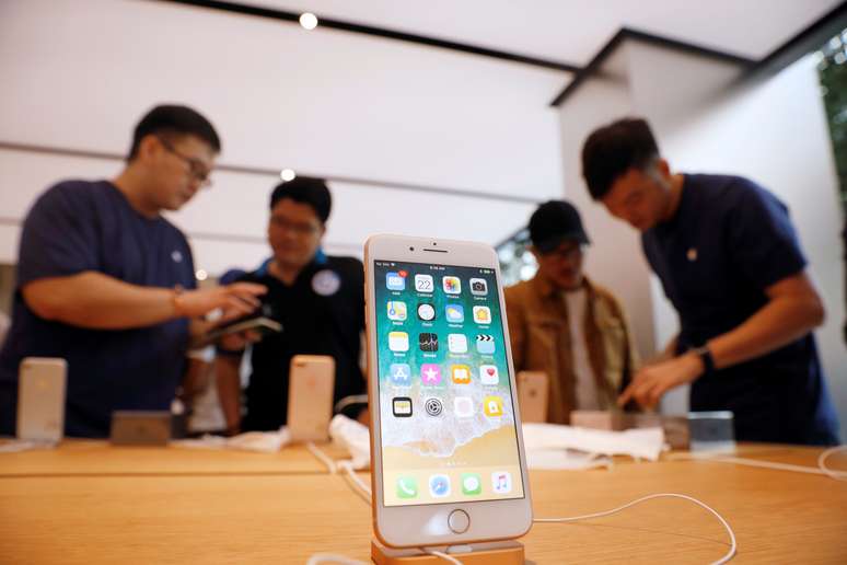iPhone 8 em loja da Apple em Cingapura
22/08/2017 REUTERS/Edgar Su