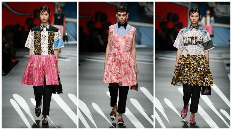 Desfile primavera-ver&atilde;o 2018 da Prada (Fotos: Divulga&ccedil;&atilde;o/Prada)