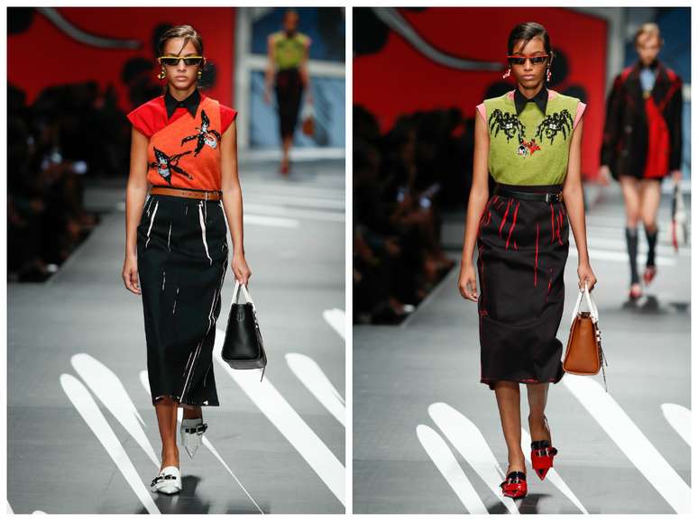 Desfile primavera-verão 2018 da Prada (Fotos: Divulgação/Prada)