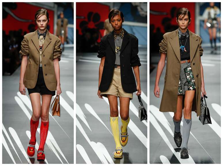 Desfile primavera-ver&atilde;o 2018 da Prada (Fotos: Divulga&ccedil;&atilde;o/Prada)