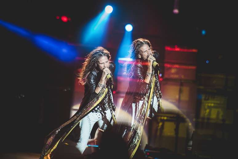 Steven Tyler teve grande performance no show do Aerosmith