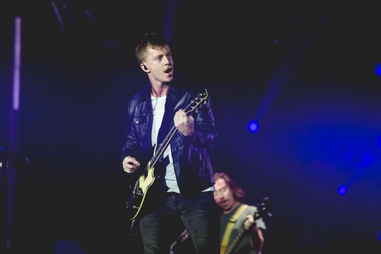 A banda Scalene, de Bras&iacute;lia, foi o representante do rock nacional no Palco Mundo.