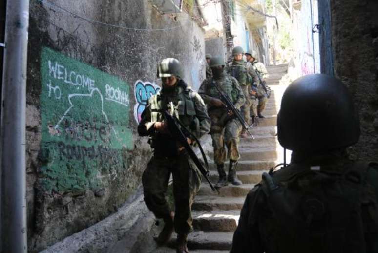 As Forças Armadas ocupam a Rocinha desde sexta-feira 