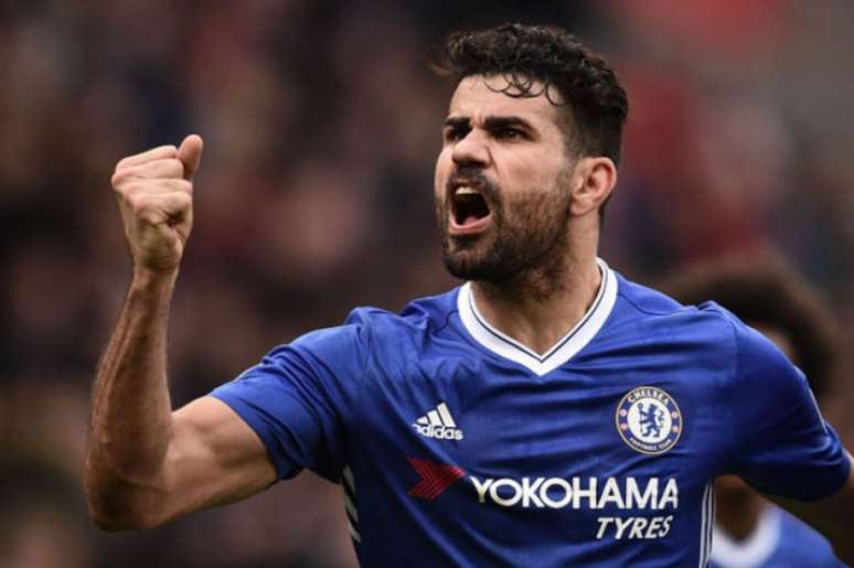 Diego Costa saiu do Chelsea para o Atlético de Madrid (Foto: OLI SCARFF / AFP)