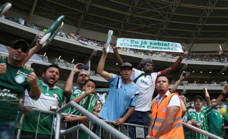 Torcida Palmeiras deve comparecer em bom número, sábado, no Allianz (Foto: Cesar Greco/Fotoarena)