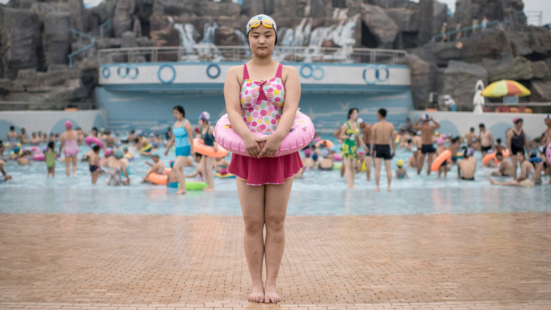 Piscina na Coreia do Norte