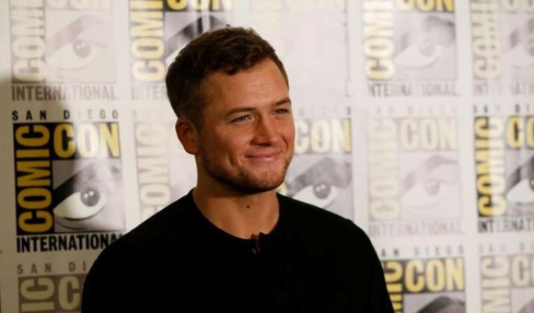 Taron Egerton posa em evento do filme &ldquo;Kingsman &ndash; O C&iacute;rculo Dourado&rdquo; em San Diego
 20/7/2017   REUTERS/Mario Anzuoni