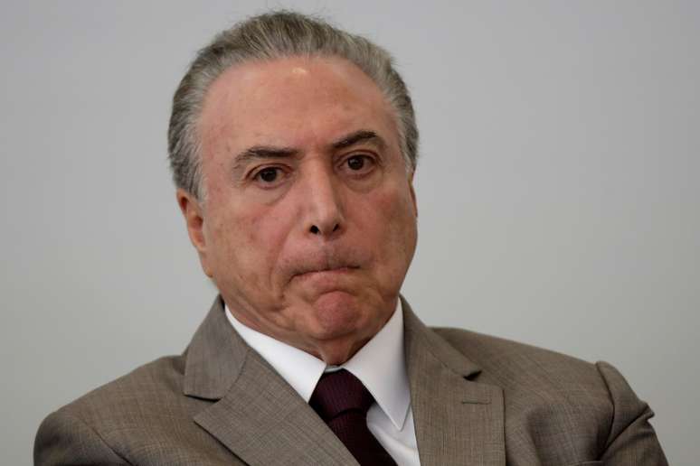 Presidente Michel Temer durante cerim&ocirc;nia em Bras&iacute;lia
26/09/2017 REUTERS/Ueslei Marcelino