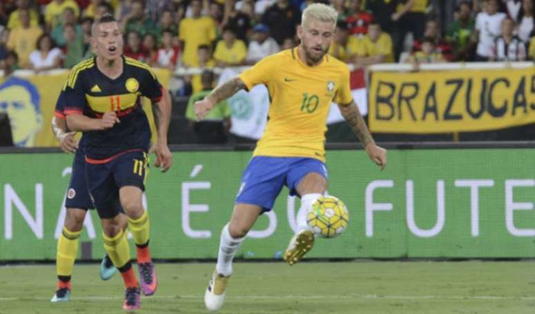 Lucas Lima, pela Seleção Brasileira