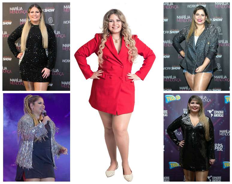 Marília Mendonça com vários looks