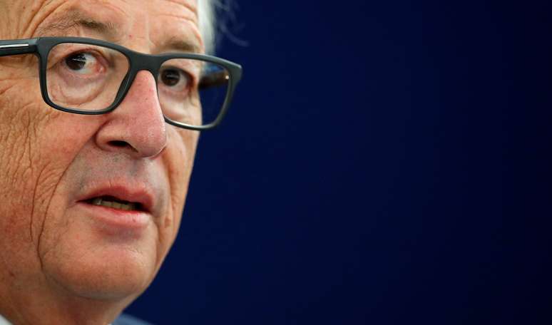 Chefe da Comissão Europeia, Jean-Claude Juncker, durante debate em Estrasburgo, na França 13/09/2017 REUTERS/Christian Hartmann