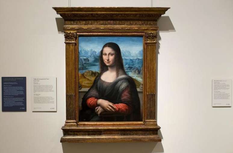 C&oacute;pia da famosa obra de Leonardo Da Vinci "Mona Lisa" no Museu do Prado, em Madri
 22/6/2017     REUTERS/Juan Medina
