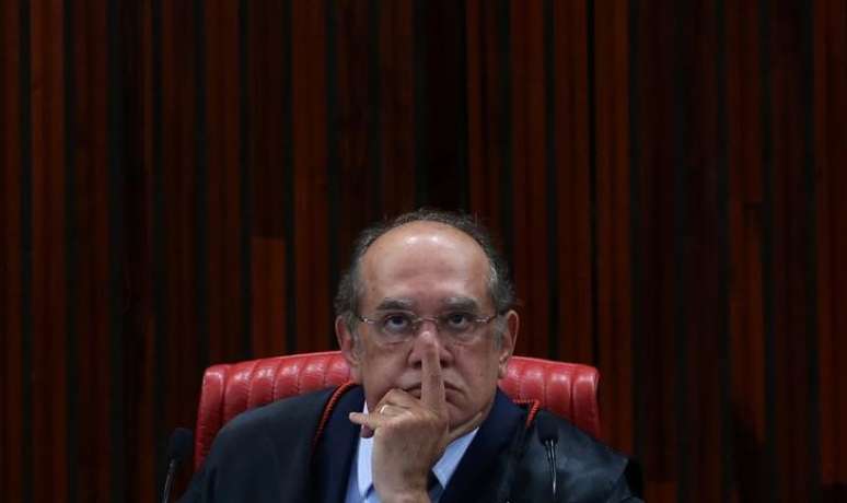 Ministro Gilmar Mendes durante sessão do TSE
09/06/2017 REUTERS/Adriano Machado