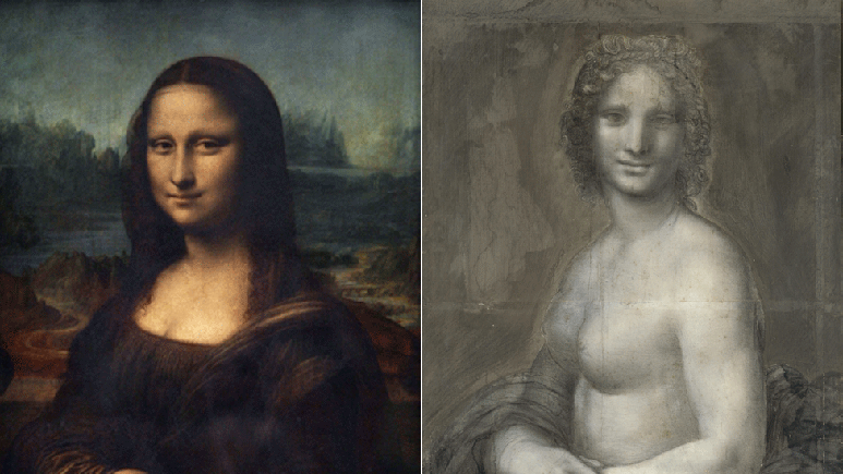 Da esquerda para a direita: Mona Lisa (AFP), Monna Vanna (Alamy)