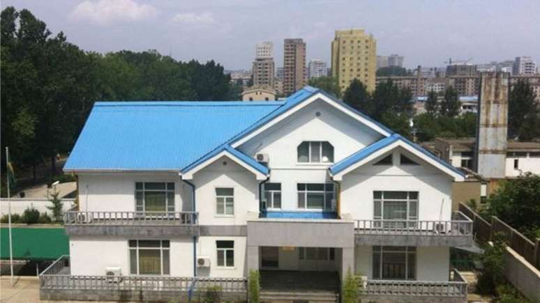 Brasil mantém embaixada na capital norte-coreana, Pyongyang, desde 2009; família de Schenkel mora nos andares de cima 