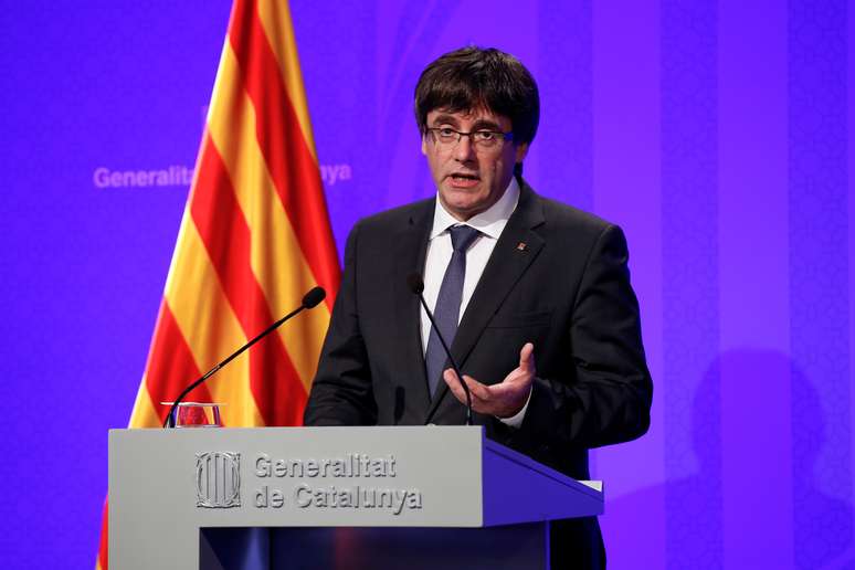 Puigdemont concede entrevista em Barcelona
 2/10/2017   REUTERS/Albert Gea