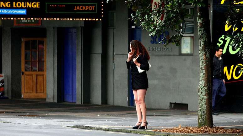 Prostituta em Auckland, na Nova Zelândia