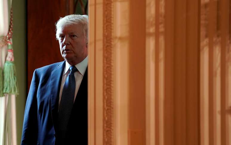 Presidente dos Estados Unidos, Donald Trump, na Casa Branca, em Washington
06/10/2017 REUTERS/Kevin Lamarque
