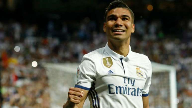 Casemiro em ação pelo Real Madrid (Foto: AFP)