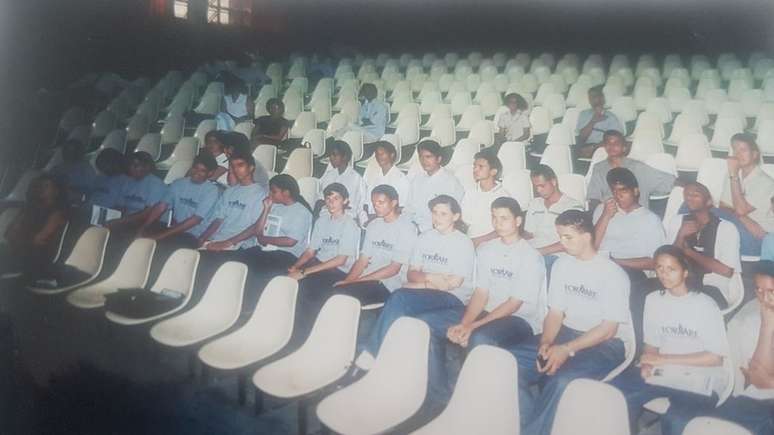 Everton Alves e alunos do Formare