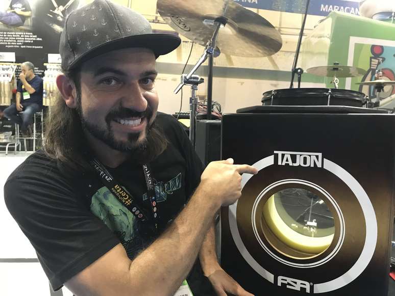 Tajon, a mistura do Cajon com a Bateria, chegou ao Brasil na Expomusic 2017
