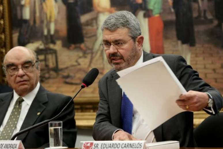  O advogado de Temer, Eduardo Carnelós, fala na CCJ da Câmara dos Deputados 