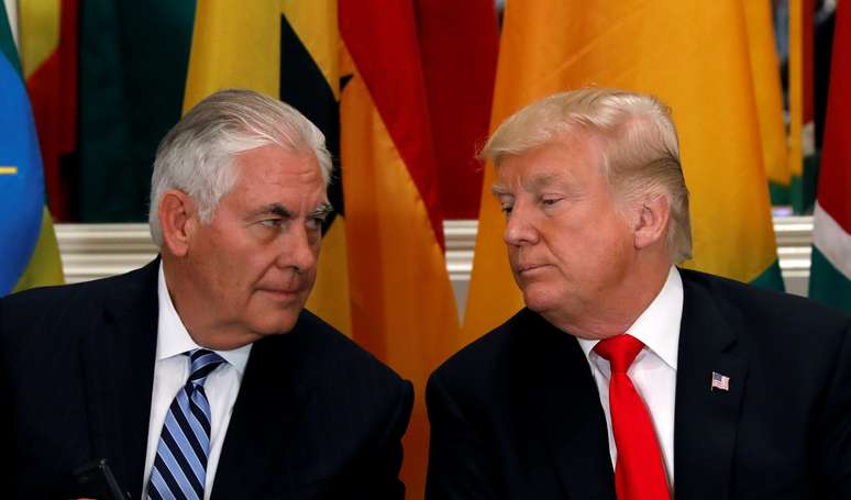 Rex Tillerson e Donald Trump