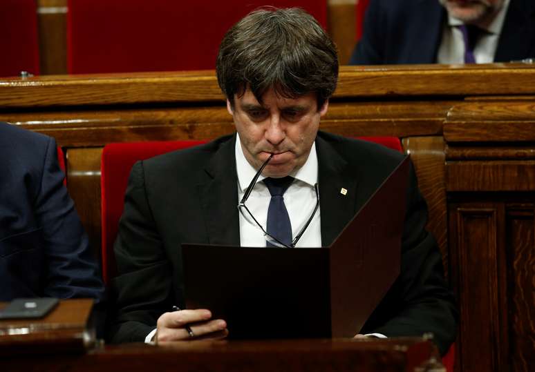 Líder da Catalunha, Carles Puigdemont 10/10/2017 REUTERS/Albert Gea