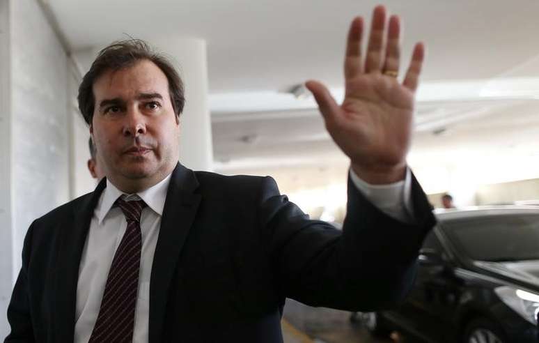  Rodrigo Maia chega ao Congresso 
11/7/2017 REUTERS/Adriano Machado 