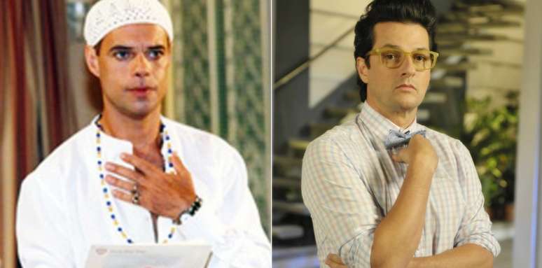 Uálber (Diogo Villella) e Crô (Marcelo Serrado): desafiando os homofóbicos com a cara e a coragem