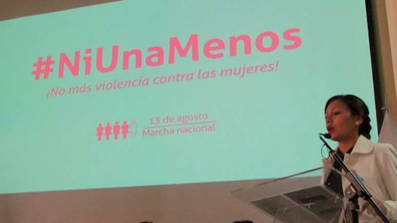 Grupo Ni Una Menos oferece uma plataforma digital para receber casos de violência contra mulheres e encaminhá-los às autoridades peruanas | Foto: Arlette Contreras 