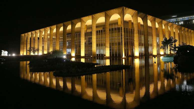 O prédio do Itamaraty, em Brasília