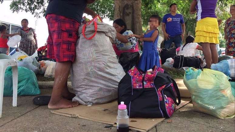 Em um grupo de 44 pessoas em uma comunidade em Belém, 23 eram crianças | Foto: Leandro Machado/BBC Brasil 