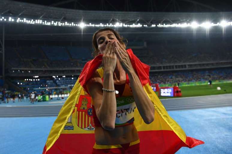 Ruth Beitia participou de quatro edições olímpicas (Foto: AFP PHOTO)