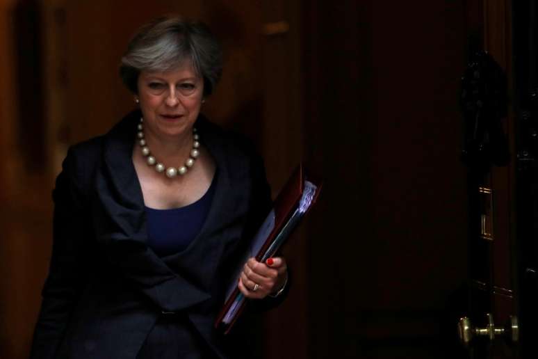 Primeira-ministra britânica, Theresa May, em Londres 11/10/2017 REUTERS/Peter Nicholls