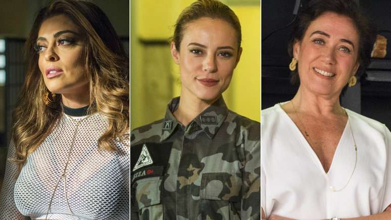 Bibi (Juliana Paes), Jeiza (Paolla Oliveira) e Silvana (Lília Cabral): grandes talentos a serviço de grandes personagens.